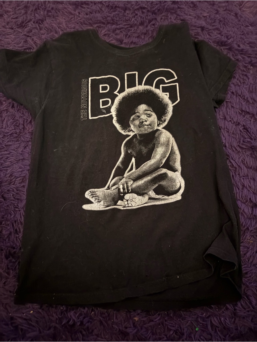 The Notorious B.I.G. Baby Graphic Tee - Black